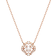 Swarovski Sparkling Dance Necklace - Rose Gold/Transparent