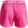 Under Armour Girl's UA Play Up Twist Shorts - Electro Pink/White (1369923-695)