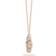 Swarovski Latisha Flower Pendant Necklace - Rose Gold/Pink