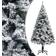 vidaXL Artificial with Flocked Snow Green Christmas Tree 47.2"