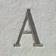 SKL Home Monogram A Bath Towel White (137.16x71.12cm)