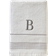 SKL Home Monogram B Bath Towel White (137.16x71.12cm)