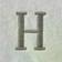 SKL Home Monogram H Bath Towel White (137.16x71.12cm)