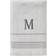 SKL Home Monogram M Bath Towel White (137.16x71.12cm)