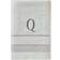 SKL Home Monogram Q Bath Towel White (137.16x71.12cm)