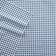 Poppy & Fritz Gingham Plaid Underlakan Blå (243.84x167.64cm)