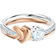 Swarovski Lifelong Heart Ring - Rose Gold/Silver/Transparent