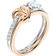 Swarovski Lifelong Heart Ring - Rose Gold/Silver/Transparent