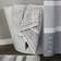 SKL Home Distressed Leaves Guest Towel Gray (66.04x40.64cm)