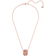 Swarovski Further Pendant Necklace - Rose Gold/Transparent