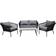 Venture Design Lindos Lounge-Set, 1 Bord inkl. 2 Stolar & 1 Soffor