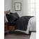 Sleep Philosophy Micro Fleece Bed Sheet Black (243.84x167.64)