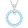 Swarovski Exalta Pendant Necklace - Silver/Blue/Transparent