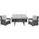Venture Design Brentwood Loungeset, 1 Bord inkl. 2 Stolar & 1 Soffor