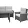 Venture Design Brentwood Loungeset, 1 Bord inkl. 2 Stolar & 1 Soffor