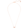 Swarovski Dazzling Swan Necklace - Rose Gold/Transparent/Pink