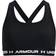 Under Armour Girl's Crossback Sports Bra - Black/White (1369971-001)