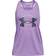 Under Armour Girl's Tech Big Logo Tank Top - Vivid Lilac/Utility Blue (1369904-560)