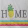 SKL Home Pineapple Home Guest Towel White (63.5x40.64cm)