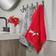 SKL Home Snow Many Dachshunds Guest Towel Red (63.5x40.64)