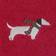 SKL Home Snow Many Dachshunds Guest Towel Red (63.5x40.64)