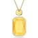 Swarovski Orbita Octagon Cut Necklace - Gold/Multicolour