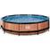 Exit Toys Round Wood Pool with Filter Pump Ø3.6x0.76m