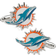 Cufflinks Inc Miami Dolphins Cufflinks - Silver/Multicolour