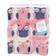 Hudson Mink Blanket with Dotted Backing Owls
