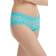 Hanky Panky Cross Dyed Leopard Boyshort - Radient Turquoise/White