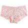 Hanky Panky Cross Dyed Leopard Boyshort - Desert Rose/White