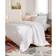Peri Home Chenille Leopard Bedspread White (233.68x228.6cm)