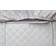 Badger Basket Wishes Oval Bassinet Full Length Skirt Gray/Leaf 17x33"