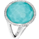 Ippolita Lollipop Medium Ring - Silver/Turquoise/Diamonds