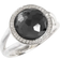 Ippolita Lollipop Mini Ring - Silver/Black/Diamonds