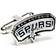 Cufflinks Inc San Antonio Spurs Cufflinks - Silver/Black