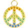 Swarovski Remix Collection Peace Charm - Gold/Multicolour