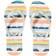 Roxy Girl's Tahiti - Stripe Citrus/Olmpian Blue