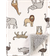 Hudson Plush Mink and Sherpa Blanket Modern Neutral Safari