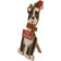 GlitzHome Wooden Christmas Dog Figurine 16"