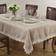 Saro Lifestyle Venetto Lace Tablecloth Beige (264.16x165.1cm)