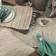 Saro Lifestyle Chindi Tablecloth Beige (182.88x40.64cm)