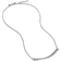 David Yurman Crossover Bar Necklace - Silver/Diamonds