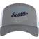 Adidas Seattle Kraken Foam Trucker Snapback Cap - Grey/White