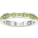 Traditions Jewelry Company Channel-Set August Birthstone Ring - Silver/Peridot