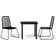 vidaXL 3099089 Matgrupp, 1 Bord inkl. 2 Stolar