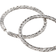 Ippolita Carved Chain Medium Hoop Earring - Silver