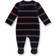 Sanetta Boy's Jumpsuit Striped Penguin - Dark Blue (221703-50276)