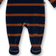 Sanetta Boy's Jumpsuit Striped Penguin - Dark Blue (221703-50276)