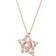 Swarovski Stella Star Pendant Necklace - Rose Gold/Transparent